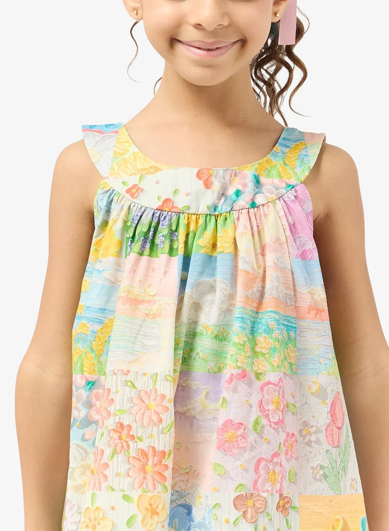 بنياتا فستان مزهر